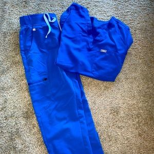 FIG Scrub Set Royal Blue